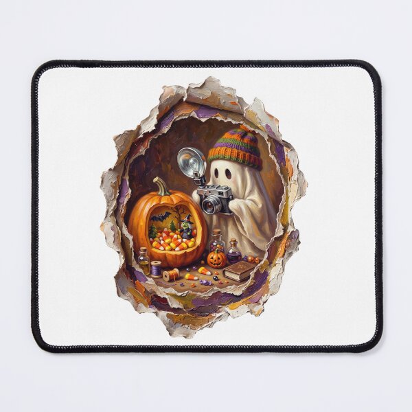 Item preview, Pumpkin Camera Ghost designed and sold by Roy & Tiffany.