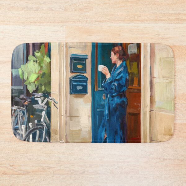 Item preview, Parisian Morning Coffee Art Poster designed and sold by CARRAANN.