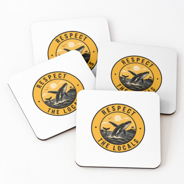 Item preview, Respect The Locals Whale Ocean Conservation Marine Life Enthusiast designed and sold by RetroMini2026.