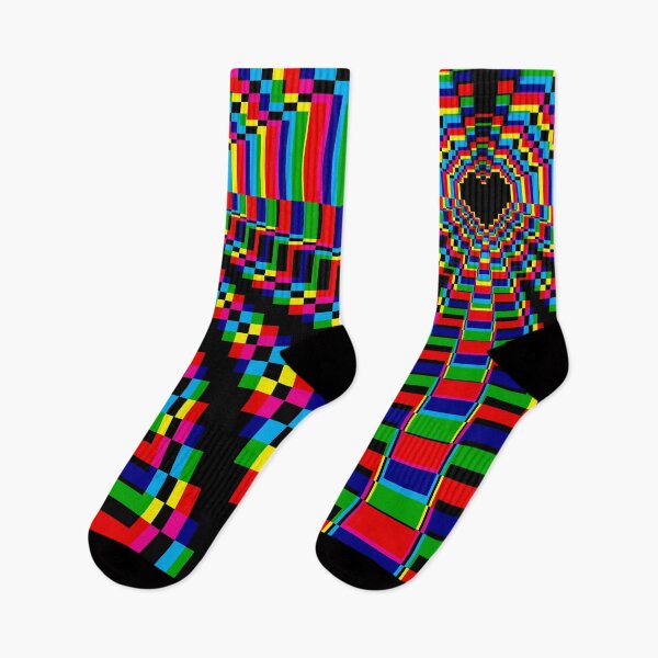 Item preview, Dark Pixel Heart Kaleidoscope - CMYK designed and sold by animinimal.