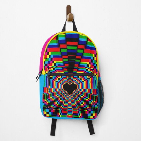 Item preview, Dark Pixel Heart Kaleidoscope - CMYK designed and sold by animinimal.