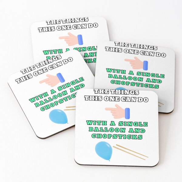 Item preview, The things this one can do with a single balloon and chopsticks designed and sold by Goode-sense2025.