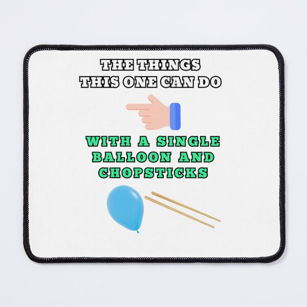 Item preview, The things this one can do with a single balloon and chopsticks designed and sold by Goode-sense2025.