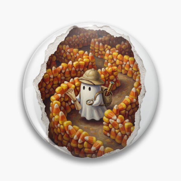 Item preview, Candy Corn Maze Ghost designed and sold by Tiffany Roy.