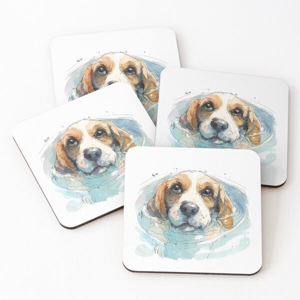 Item preview, Beagle Dog | Cute Puppy Aesthetic Art designed and sold by Mandayartstudio.