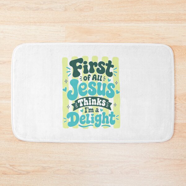 Item preview, First Of All Jesus Thinks I'm A Delight designed and sold by vintagearttee.