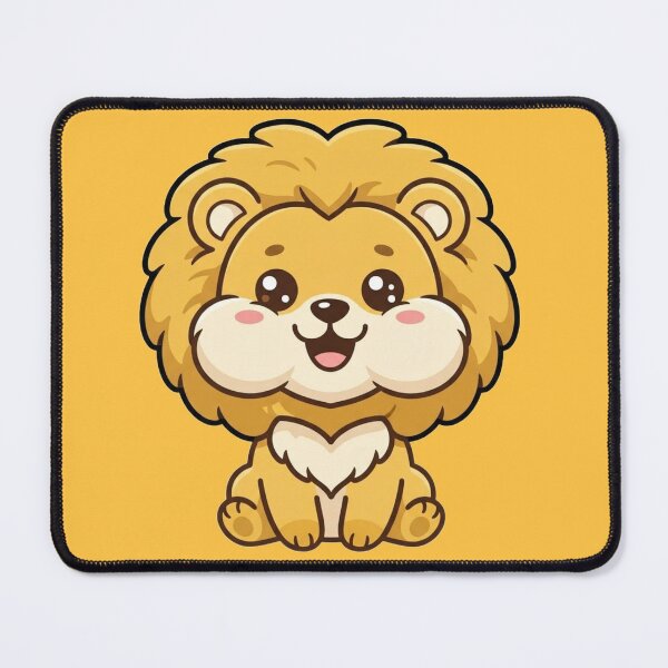 Item preview, Cute Kawaii Baby Lion Cartoon designed and sold by Aries Creation Store.