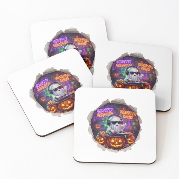 Item preview, Monster Mash DJ Ghost designed and sold by Roy & Tiffany.