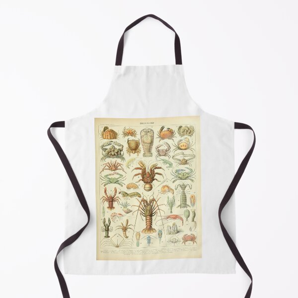 Item preview, Vintage Crustaceans Lobster Crab Marine Life Poster Adolphe Millot designed and sold by TeeARTHY.