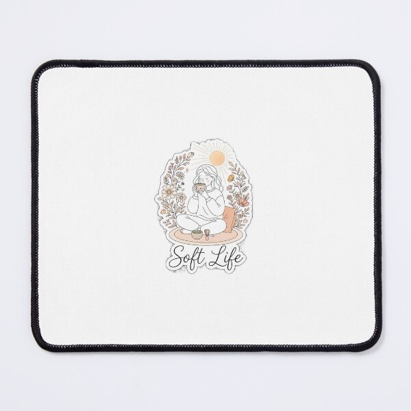 Item preview, That Girl Soft Life Aesthetic Sticker designed and sold by Ciphern.