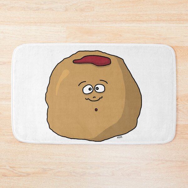 Item preview, Cute Jelly Donut Sticker | Sweet Powdered Sugar Doughnut Cartoon designed and sold by MyxaART.