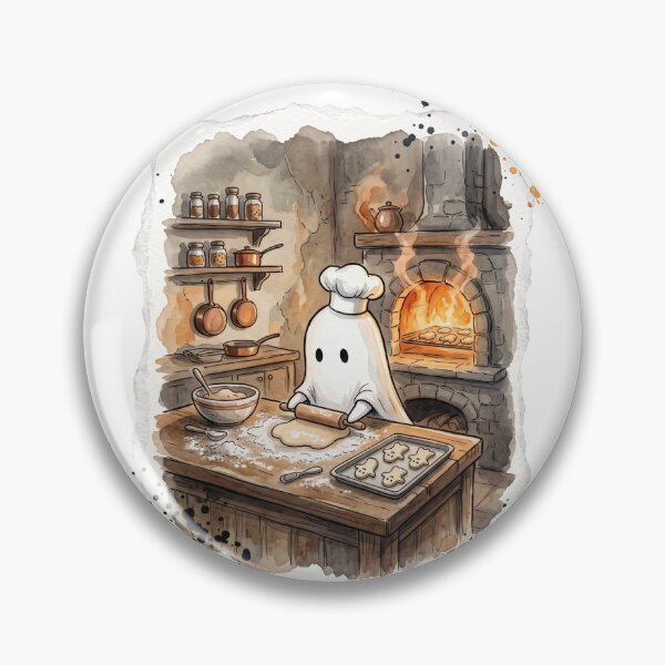 Item preview, Cookie Baker Ghost designed and sold by Tiffany Roy.