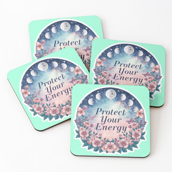 Item preview, Moon Phase Protect Your Energy Aesthetic designed and sold by Karina Creative Studio.
