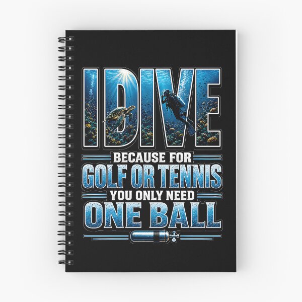 Item preview, I Dive – Funny Scuba Diving Shirt for Divers and Ocean Lovers designed and sold by SVALANART.