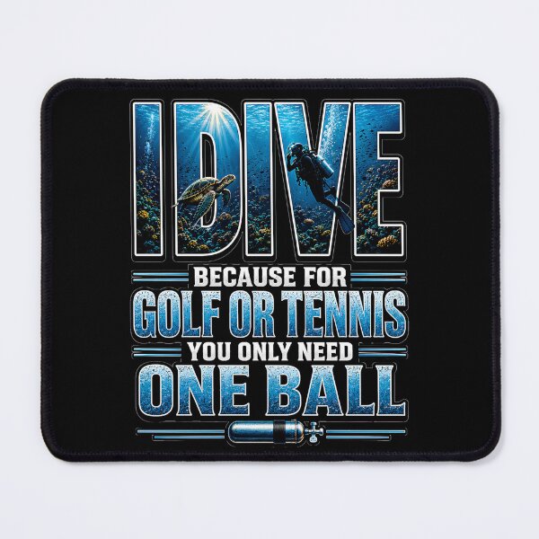 Item preview, I Dive – Funny Scuba Diving Shirt for Divers and Ocean Lovers designed and sold by SVALANART.