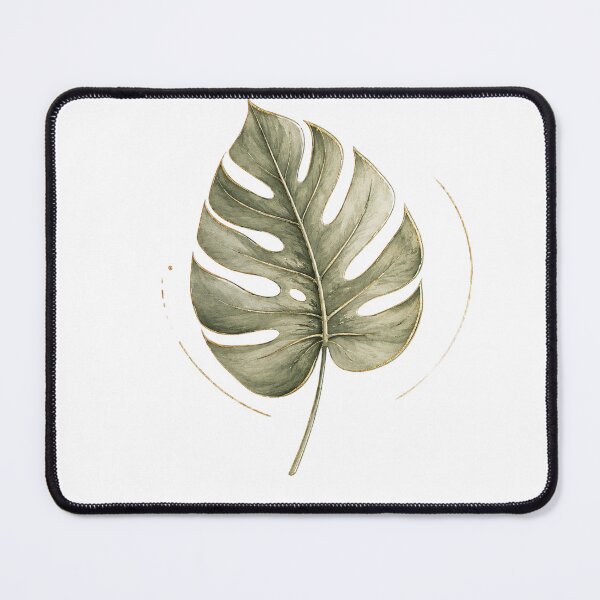 Item preview, Elegant Gold Monstera Leaf Botanical Minimalist Aesthetic Design designed and sold by MUSA'S.