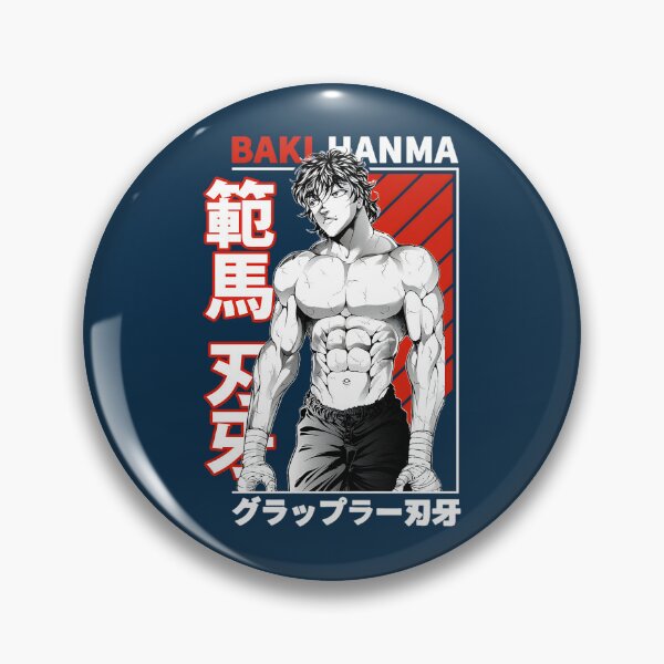 Item preview, Baki Hanma Grappler Japanese Text designed and sold by KinleeBarr.