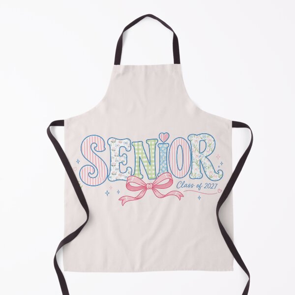 Item preview, Senior 2027, Floral, Preppy Bow designed and sold by Quiajia.