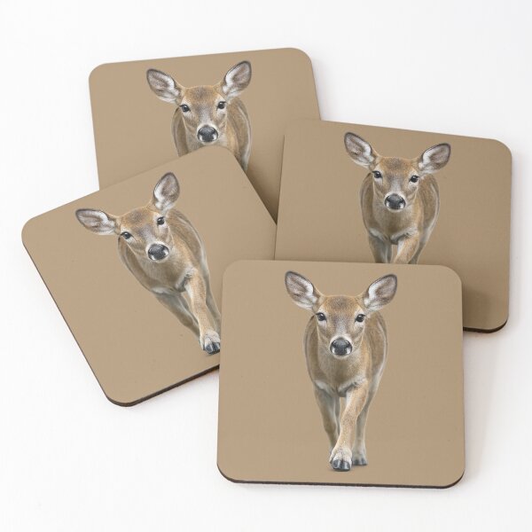 Item preview, Doe Approaching Wildlife Portrait designed and sold by BROHLine Studio.