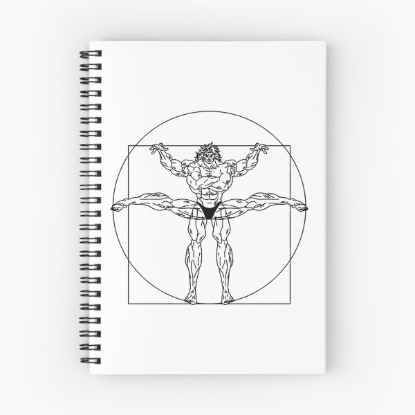 Item preview, Baki Vitruvian Man Bodybuilder Art designed and sold by KinleeBarr.