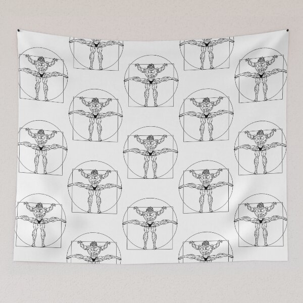 Item preview, Baki Vitruvian Man Bodybuilder Art designed and sold by KinleeBarr.