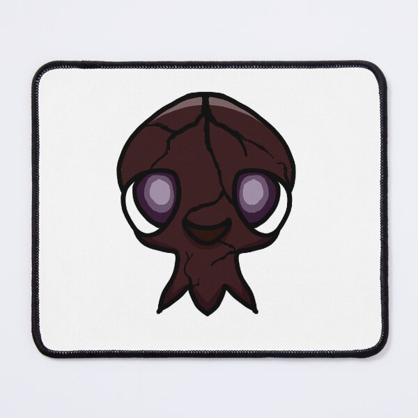 Item preview, Cute Cracked Skull Monster Maroon – Spooky Kawaii Sticker Art designed and sold by davidmalec.