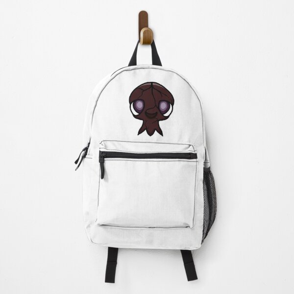 Item preview, Cute Cracked Skull Monster Maroon – Spooky Kawaii Sticker Art designed and sold by davidmalec.