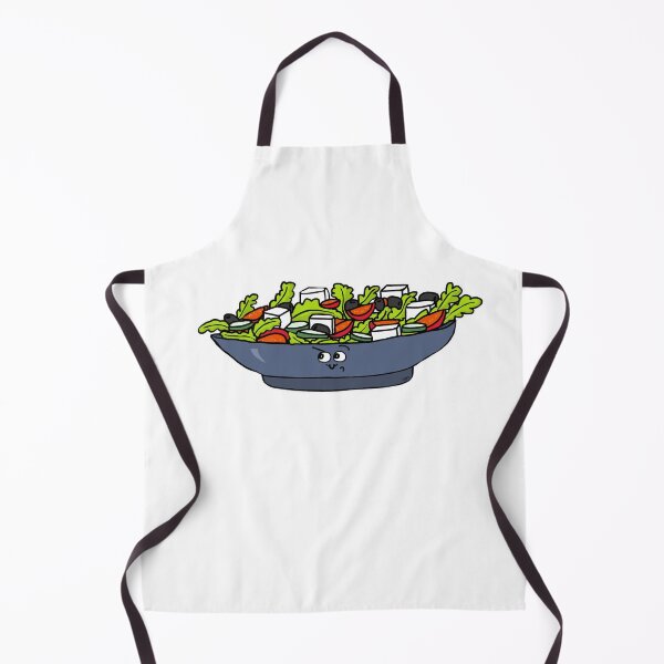 Item preview, Sassy Greek Salad Sticker | Funny Healthy Food Cartoon with Attitude designed and sold by MyxaART.