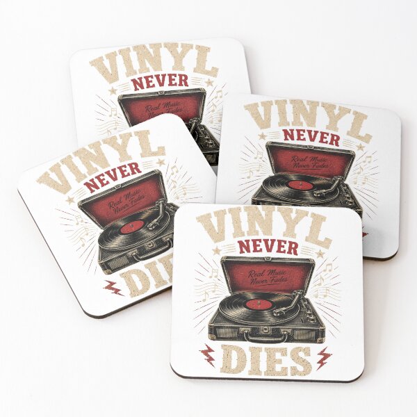 Item preview, Vinyl Never Dies T-Shirt | Vintage Record Player Music Lover Tee designed and sold by Danny's Tees.
