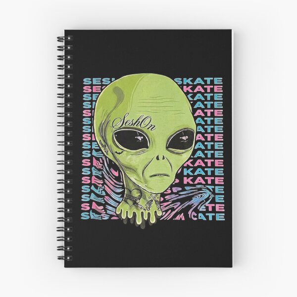 Item preview, Skater Alien Head Retro Vaporwave Style designed and sold by DanniJordan.