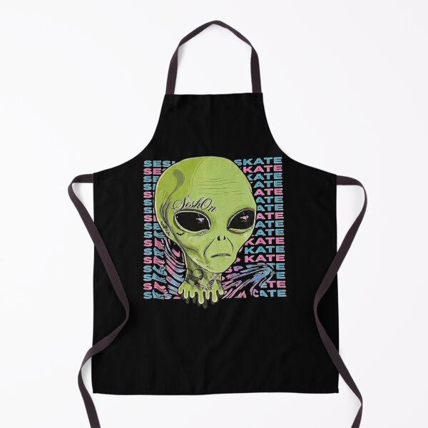 Item preview, Skater Alien Head Retro Vaporwave Style designed and sold by DanniJordan.