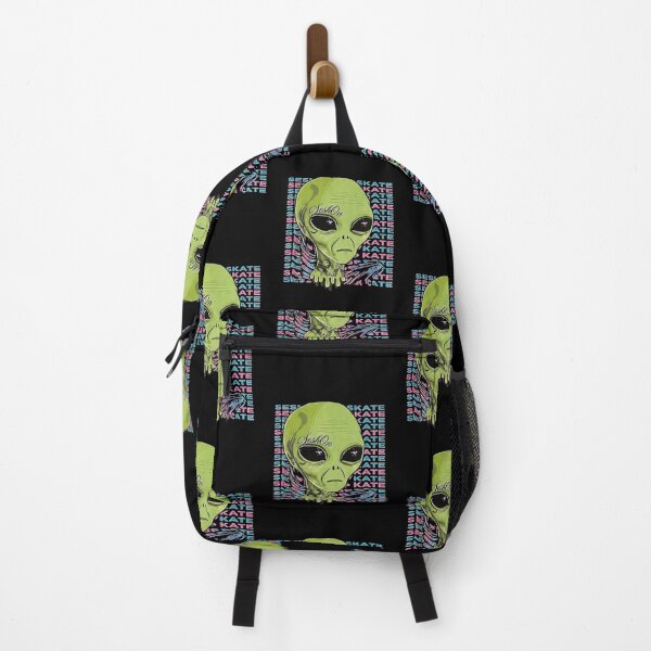 Item preview, Skater Alien Head Retro Vaporwave Style designed and sold by DanniJordan.
