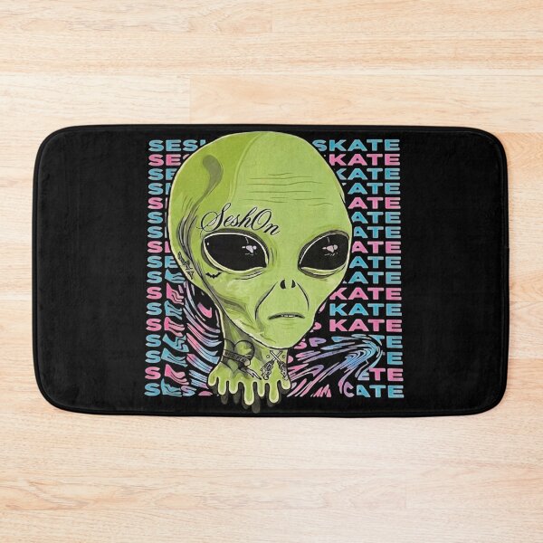 Item preview, Skater Alien Head Retro Vaporwave Style designed and sold by DanniJordan.
