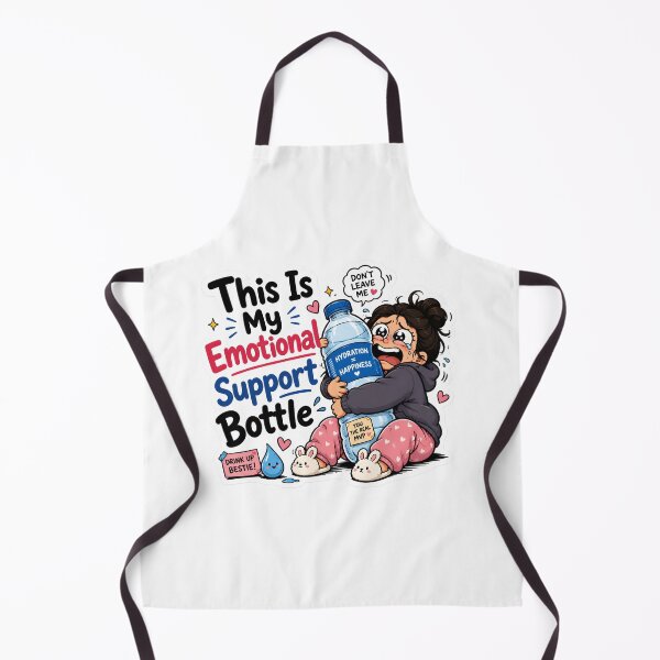 Item preview, This Is My Emotional Support Bottle – Funny Water Bottle Sticker designed and sold by BLOOMVELLE.