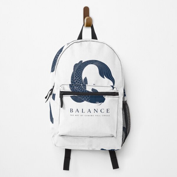 Item preview, Minimalist Koi Fish Balance Line Art Wellness Logo Design designed and sold by Panom Suavichien.