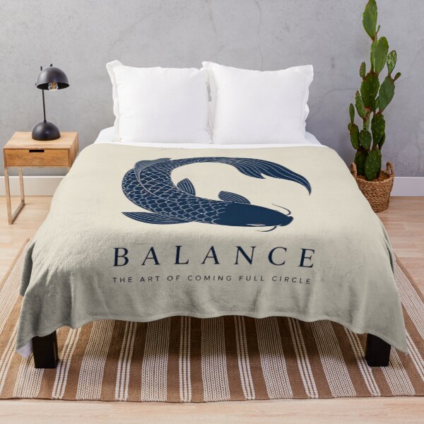 Item preview, Minimalist Koi Fish Balance Line Art Wellness Logo Design designed and sold by Panom Suavichien.