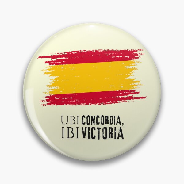 Item preview, Where there is unity, there is victory | Ubi concordia, ibi victoria | Spanish Flag designed and sold by Skaldcraft.