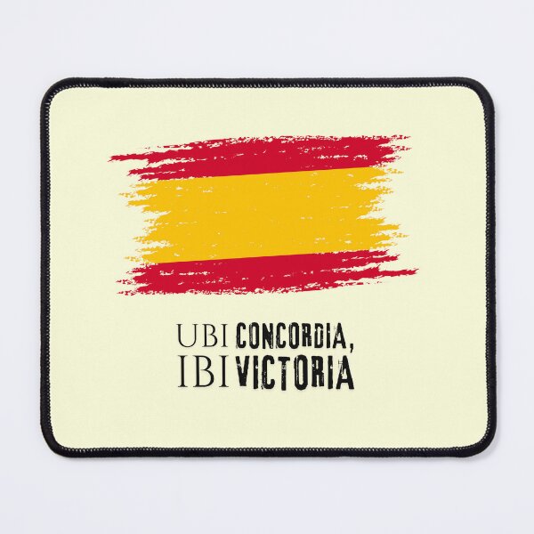 Item preview, Where there is unity, there is victory | Ubi concordia, ibi victoria | Spanish Flag designed and sold by Skaldcraft.
