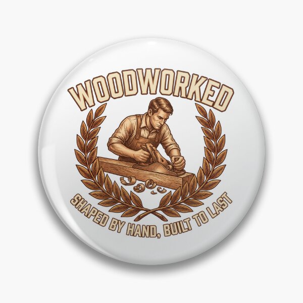 Item preview, Vintage Woodworker Carpenter - Shaped by Hand designed and sold by Studio_21.
