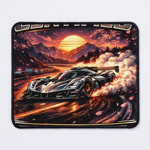 Item preview, Certified Track Addict Vintage GT Drift Racing Car Sunset Motorsport Design designed and sold by boutkhilnl.