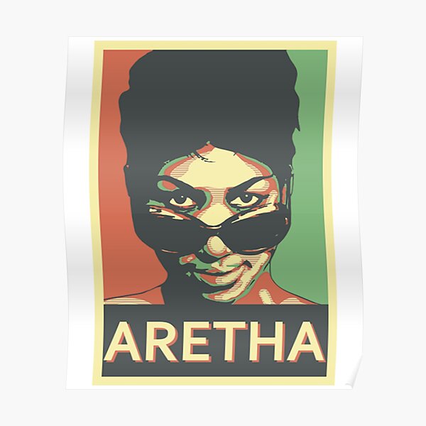 Aretha Franklin Shades Poster
