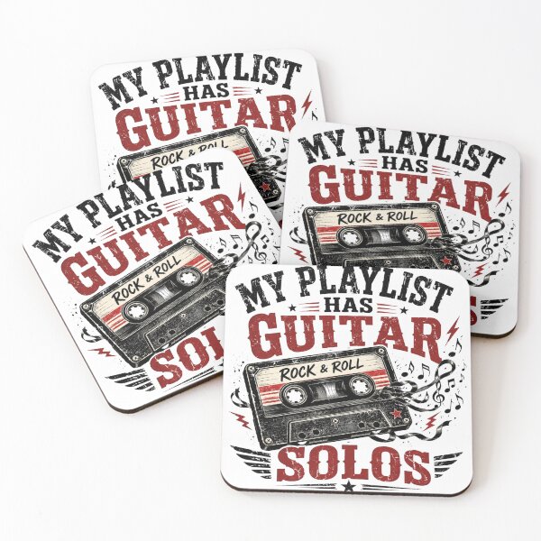 Item preview, My Playlist Has Guitar Solos T-Shirt | Funny Guitar Rock Music Tee designed and sold by Danny's Tees.