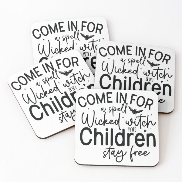 Item preview, Come In For A Spell Wicked Witch Inn Children Stay Free - Autumn Halloween Vibes Quotes Retro Gift designed and sold by FuzionRaptor.