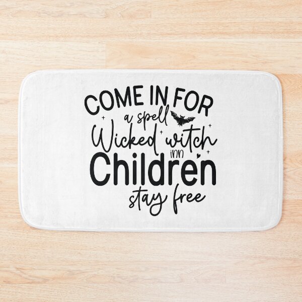 Item preview, Come In For A Spell Wicked Witch Inn Children Stay Free - Autumn Halloween Vibes Quotes Retro Gift designed and sold by FuzionRaptor.