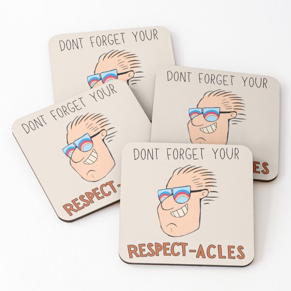 Item preview, mr. frond's 'don't forget your respect-acles' poster designed and sold by liliianna.