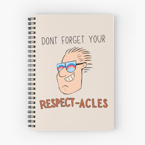 Item preview, mr. frond's 'don't forget your respect-acles' poster designed and sold by liliianna.