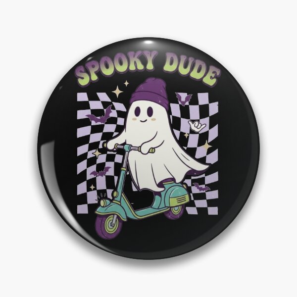 Item preview, Spooky Dude Ghost Scooter Shirt, Cute Kawaii Halloween T-Shirt, Retro Funny Ghost Tee, Fall Autumn Spooky Season Gift, Unisex Graphic Tee designed and sold by designwiss.