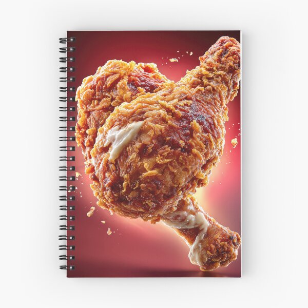 Item preview, Golden Crispy Fried Chicken Drumstick | Crunchy Food Art | Crispy Comfort Food Illustration designed and sold by Grafititee.