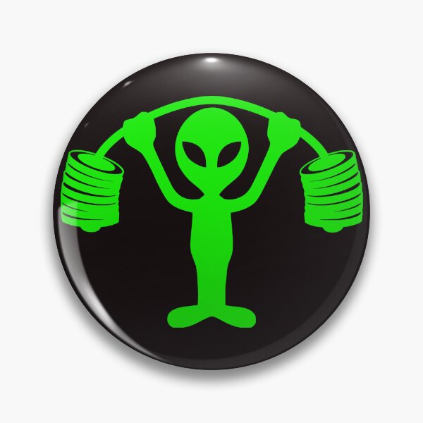 Item preview, weightlifting Alien designed and sold by Area52FL.