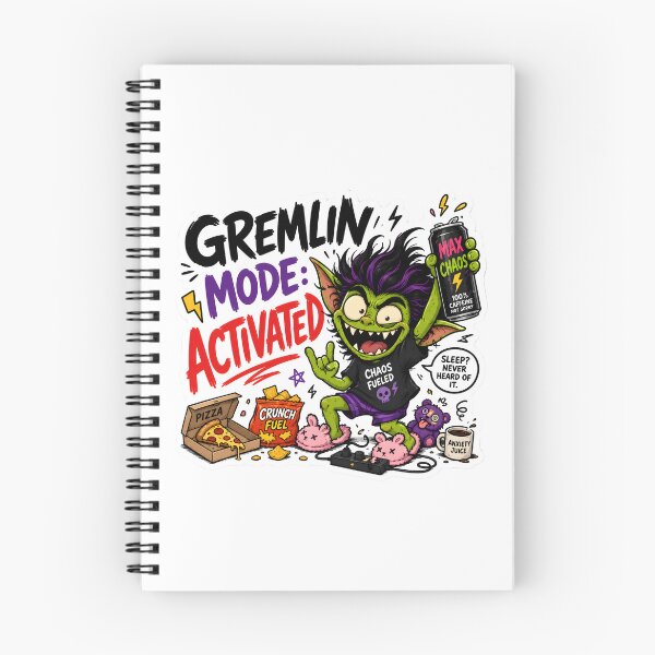Item preview, Gremlin Mode Activated – Funny Chaos Sticker designed and sold by BLOOMVELLE.